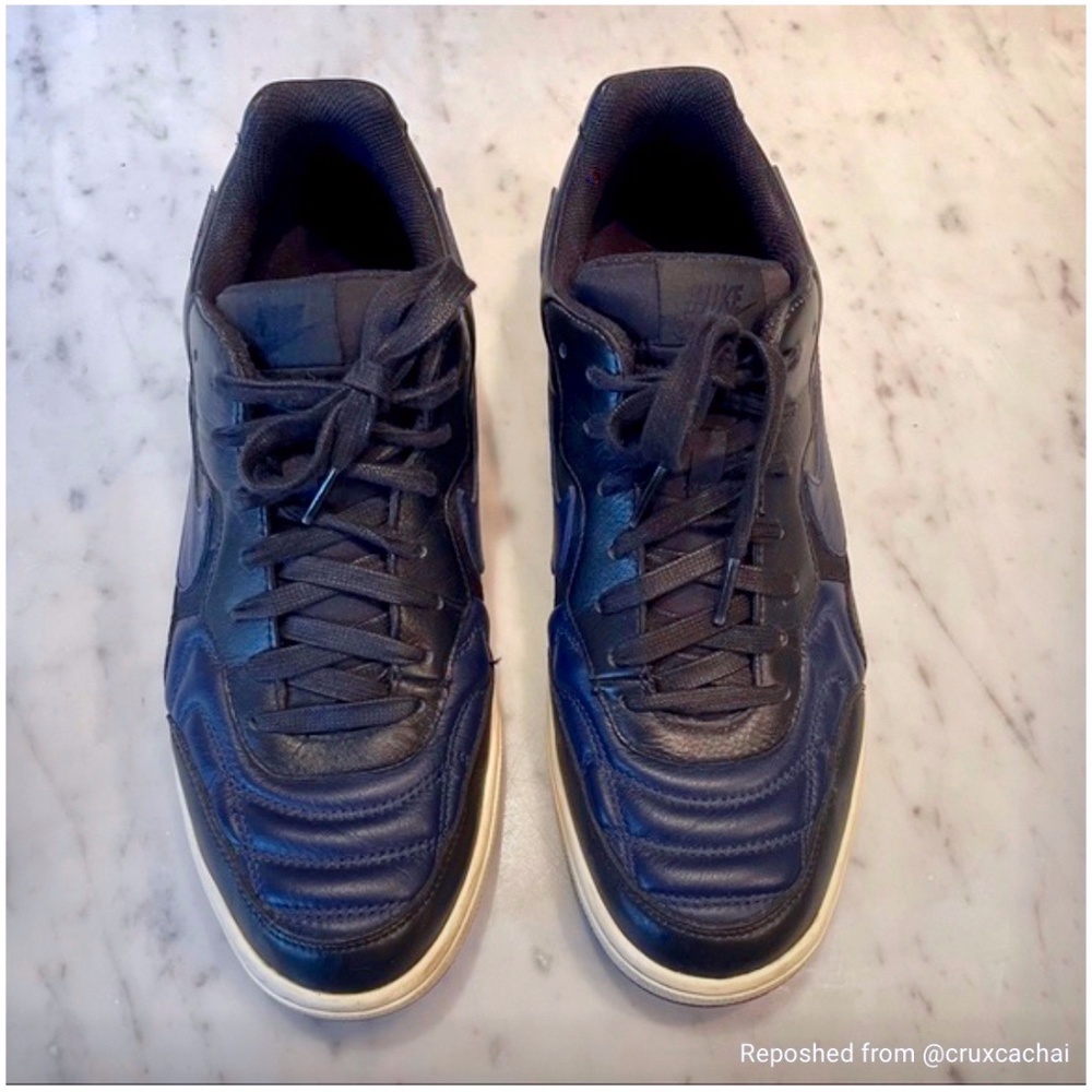 Nike NSW Tiempo 94 Soccer Sneaker Navy and Black Size 11 - Picture 11 of 12